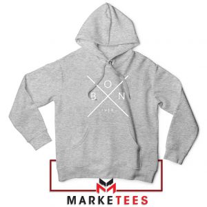 Bon Iver Band X Logo Jacket Sport Grey Hoodie