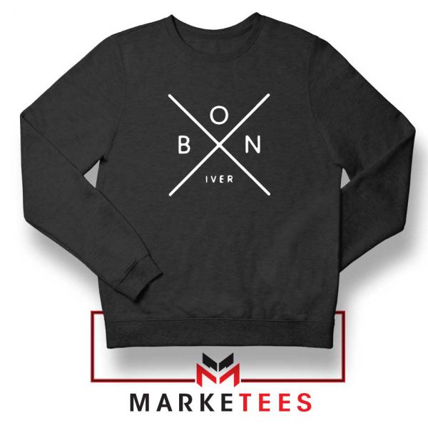Bon Iver Indie Band X Logo Sweatshirts