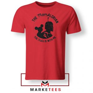 Galaxy Edge Mom Mickey New Red Tshirt