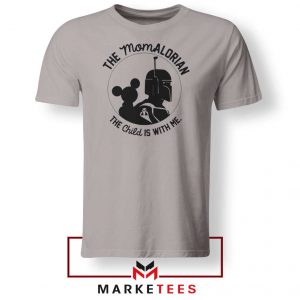 Galaxy Edge Mom Mickey New Sport Grey Tshirt