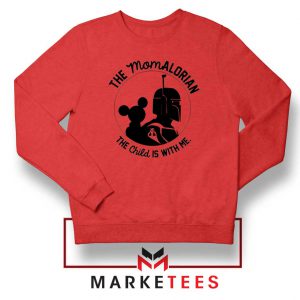 Galaxy Edge Mom Mickey Red Sweatshirt