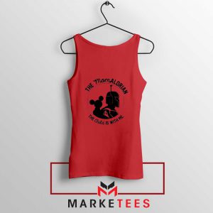 Galaxy Edge Mom Mickey Red Tank Top