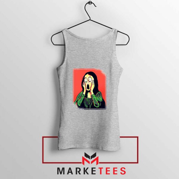 Mona Lisa Cartoon Best Graphic Sport Grey Tank Top