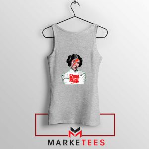 Princess Leia Rebel David Bowie Sport Grey Tank Top