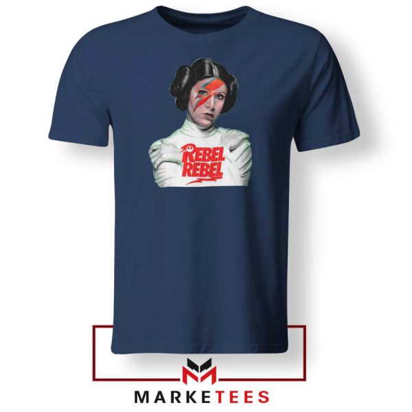 Rebel Princess Leia Star Wars Navy Blue Tshirt