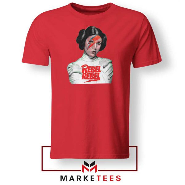 Rebel Princess Leia Star Wars Red Tshirt