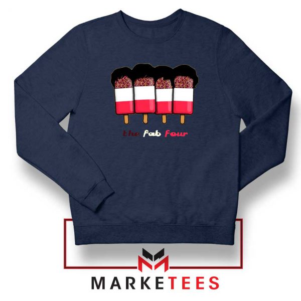 The Fab Four Tribute Band Navy Blue Sweatshirt