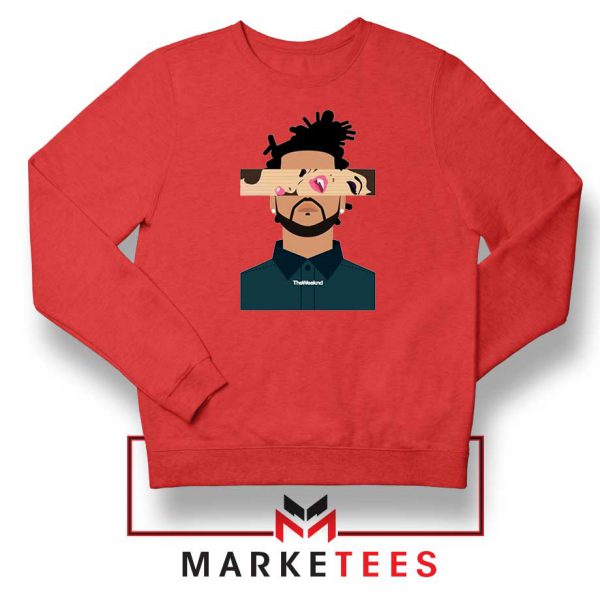 The Weeknd Xo Ovo Tour 2015 Red Sweatshirt