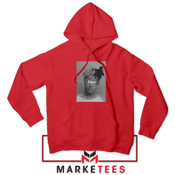 XXXTentacion Sad Rapper Red Hoodie