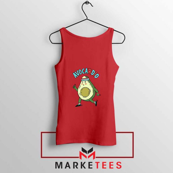 Avocardio Vegan 2021 Red Tank Top