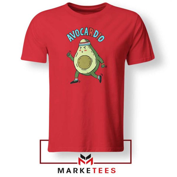 Avocardio Vegan 2021 Red Tshirt