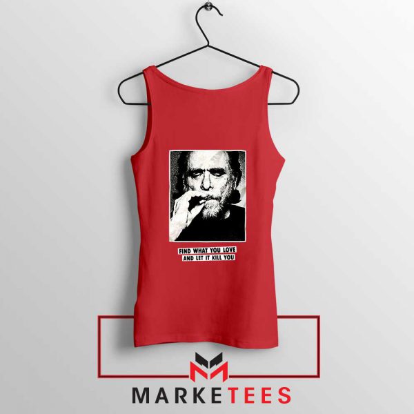 Bukowski Quotes Cool Best Red Tank Top