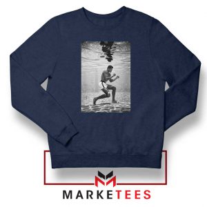 Cassius Clay Vintage Best Navy Blue Sweatshirt