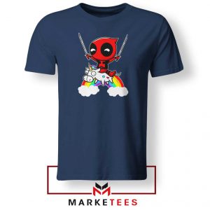 Deadpool Unicorn 2021 Navy Blue Tshirt