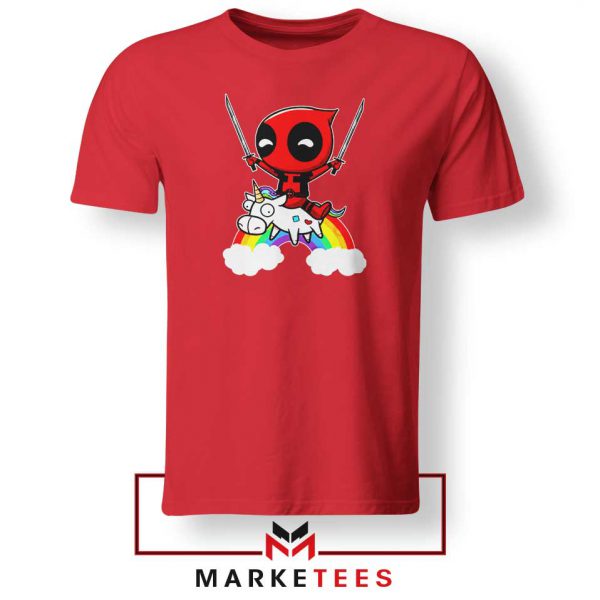 Deadpool Unicorn 2021 Red Tshirt