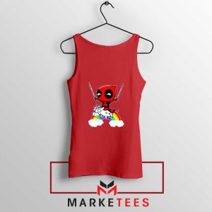 Deadpool X Men Unicorn Red Tank Top