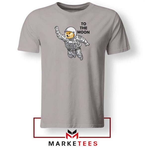Dogecoin To The Moon 2021 Sport Grey Tshirt