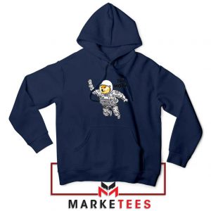 Dogecoin To The Moon Best Navy Blue Hoodie