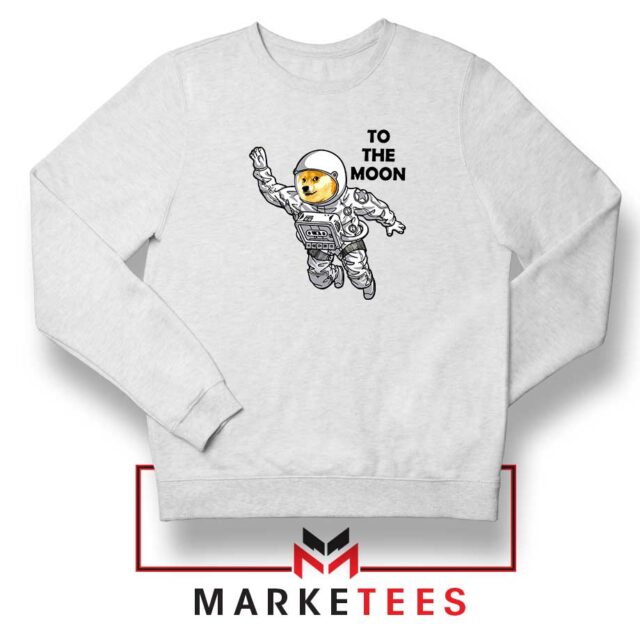 New 1 Dogecoin To The Moon Sweatshirt
