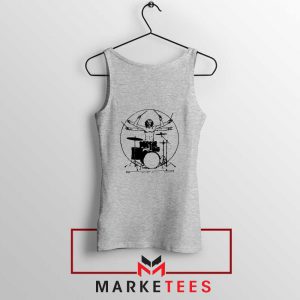 Drummer Band Best Music Sport Grey Tank Top