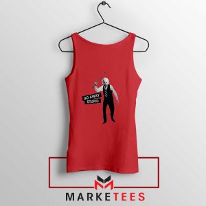 Einstein Stupid Slogan Red Tank Top