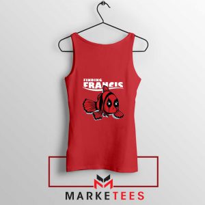 Finding Francis Deadpool Red Tank Top