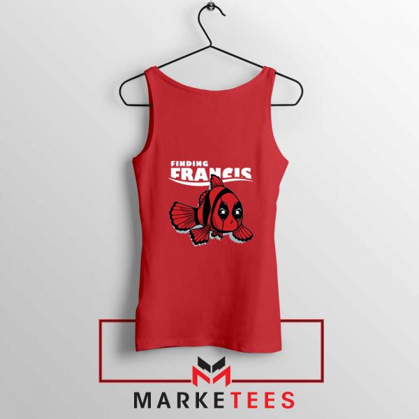 Finding Francis Deadpool Red Tank Top