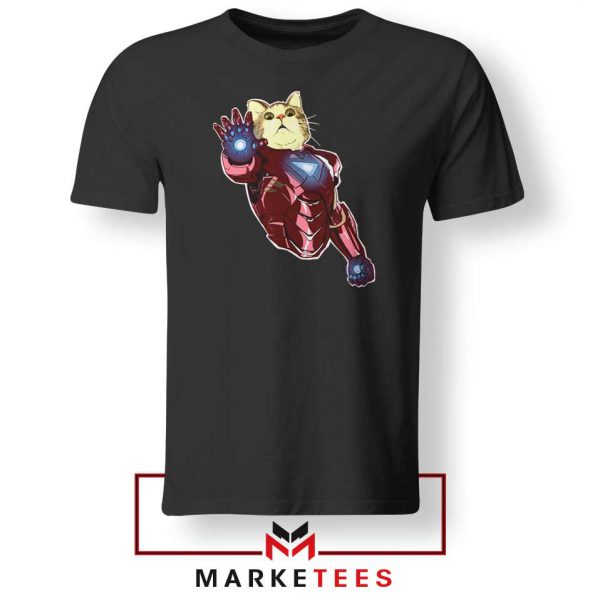 Iron Cat Marvel 2021 Black Tshirt