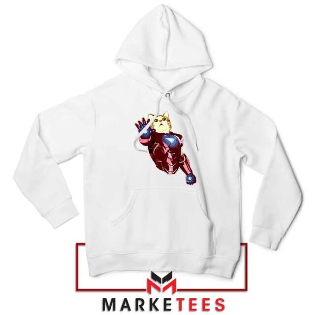 Superhero Iron Cat Hoodie