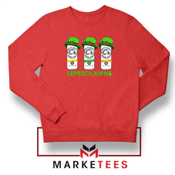 Lepreclawns Animation Red Sweatshirt