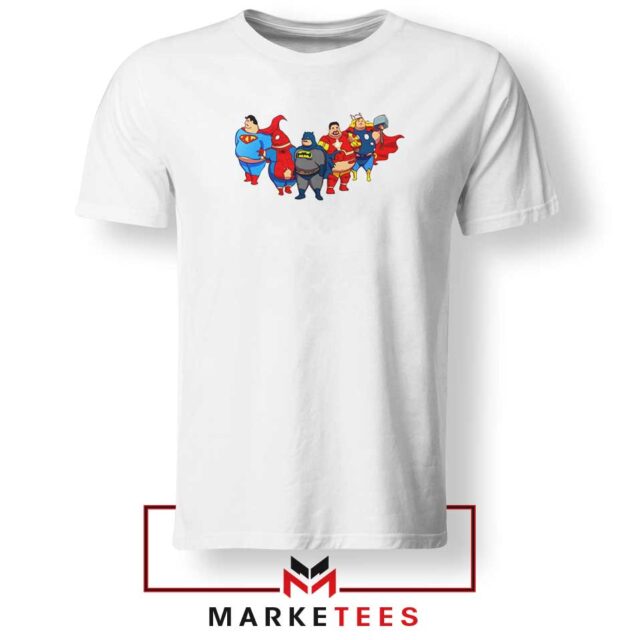 Marvel Comics 2021 Fat Superheroes T-Shirt