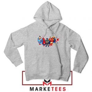 Marvel Fat Superheroes Sport Grey Hoodie