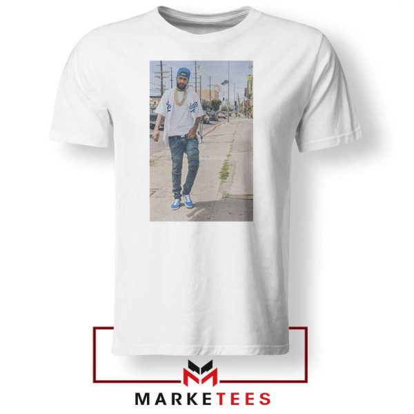 Nipsey Hussle Rapper 2021 White Tshirt