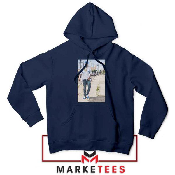 Nipsey Hussle Rapper Navy Blue Hoodie