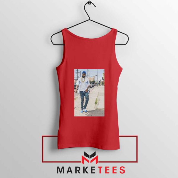 Nipsey Hussle Rapper Red Tank Top