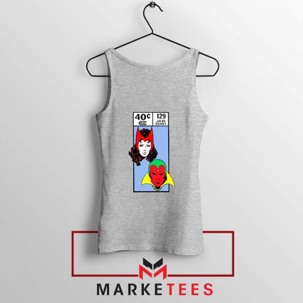 Scarlet Witch and The Vision Sport Grey Tank Top