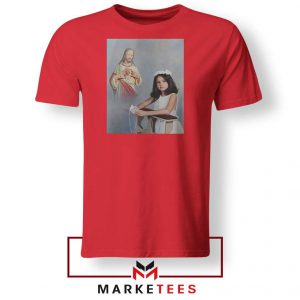 Selena Gomez First Communion Red Tshirt