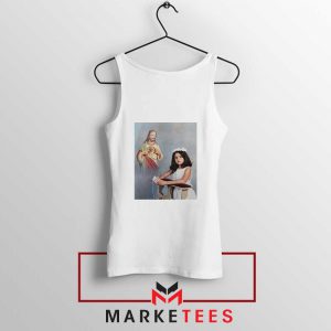 Selena Gomez First Communion White Tank Top