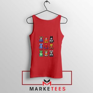 Superdogs Animal Cheap Red Tank Top