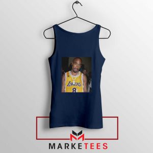 Tupac Lakers 2021 Best Navy Blue Tank Top