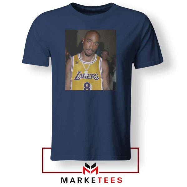 Tupac Lakers 2021 Best Navy Blue Tshirt