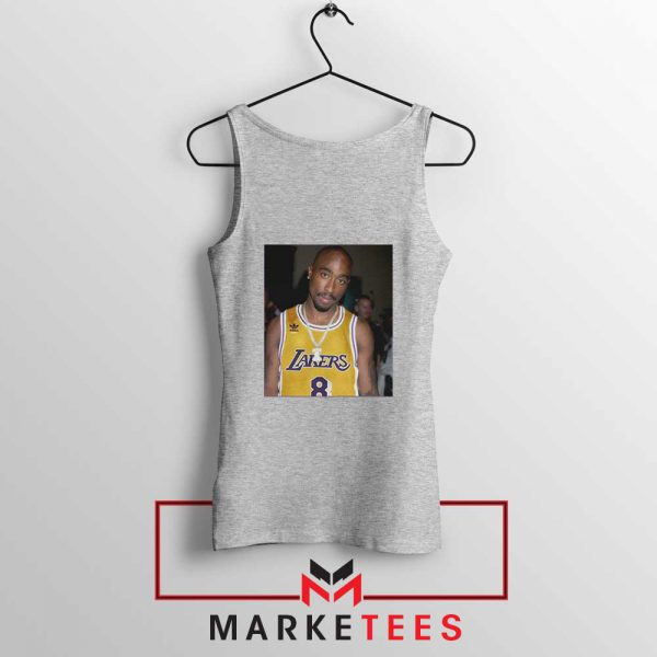 Tupac Lakers 2021 Best Sport Grey Tank Top