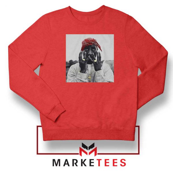 Tupac Speechless Best Red Sweatshirt