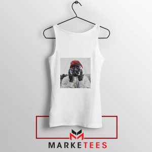 Tupac Speechless Cheap White Tank Top