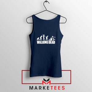 Walking Dead Zombie Evolution Navy Blue Tank Top