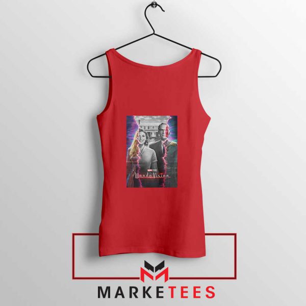 WandaVision Poster 2021 Best Red Tank Top