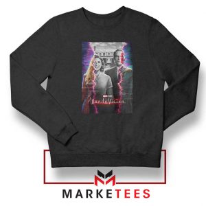 WandaVision Poster 2021 Black Sweatshirt