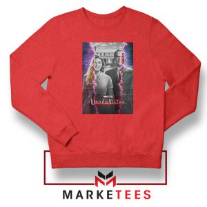 WandaVision Poster 2021 Red Sweatshirt
