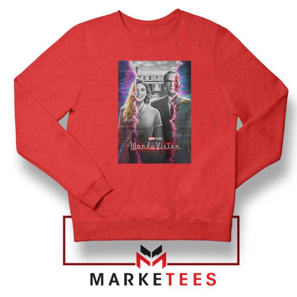 WandaVision Poster 2021 Red Sweatshirt