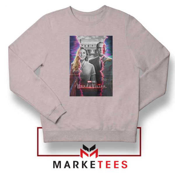 WandaVision Poster 2021 Sport Grey Sweatshirt